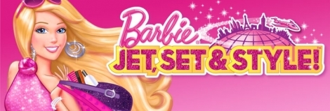 Banner Barbie Jet Set and Style