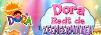 Banner Dora Redt de Zeemeerminnen