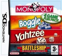 Monopoly/Boggle/Yahtzee/Battleship Losse Game Card voor Nintendo DS