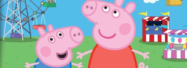 Banner Peppa Pig Theme Park Fun