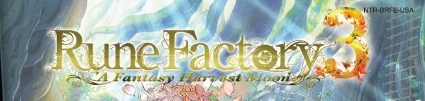 Banner Rune Factory 3 A Fantasy Harvest Moon