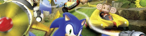 Banner Sonic and Sega All-Stars Racing