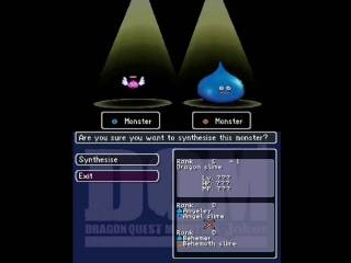 In Dragon Quest Monsters Joker kan je 2 monsters fuseren tot een nieuw, sterker monster.