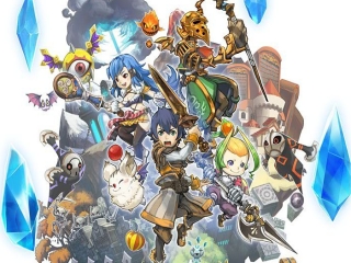 Final Fantasy Crystal Chronicles: Echoes of Time: Afbeelding met speelbare characters