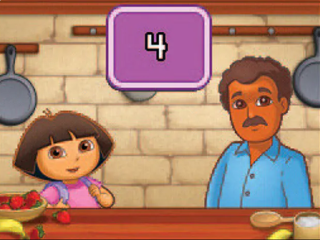 Koken met Dora: Afbeelding met speelbare characters