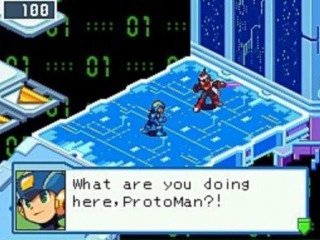 Mega Man Battle Network 5 Double Team DS: Screenshot