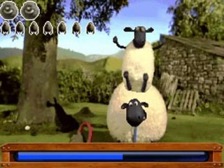 Speel minigames om schapen terug te vinden.