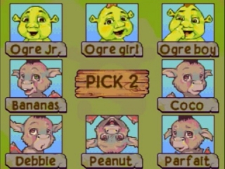Shrek: Ogres and Dronkeys: Afbeelding met speelbare characters
