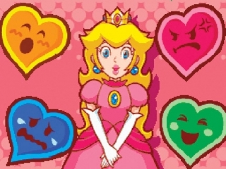 On the touchscreen, you can select one of the four emotions to use certain powers.
